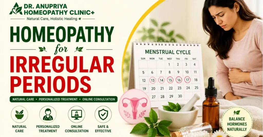 Homeopathy for Irregular Periods | Dr. Anupriya Homeopathy Clinic