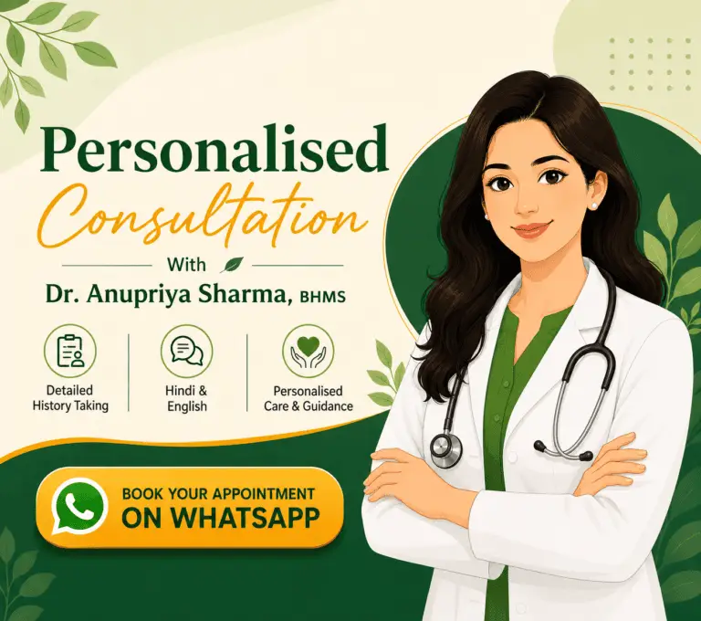 Personalised online consultation with Dr Anupriya Sharma